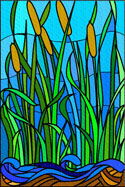 Faux Stained Glass - Cottontail